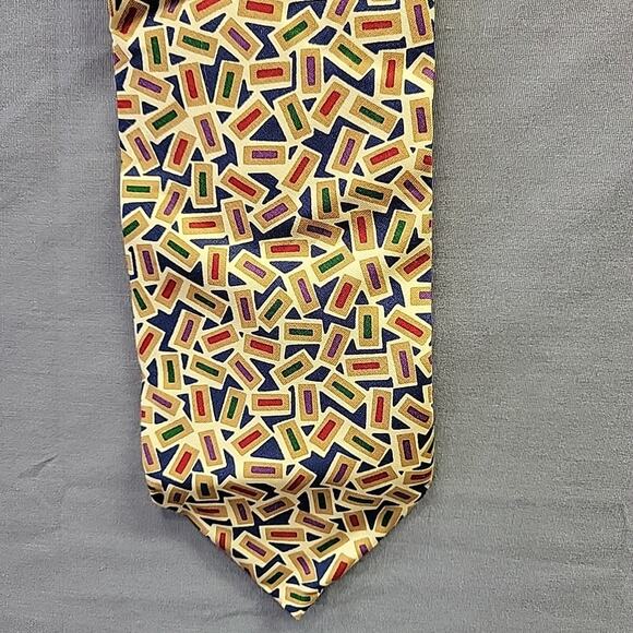 Ferrel Reed for Wickets Men's Silk Neck Tie Mardi Gras Classic 3 1/2" x 56" - Picture 1 of 5